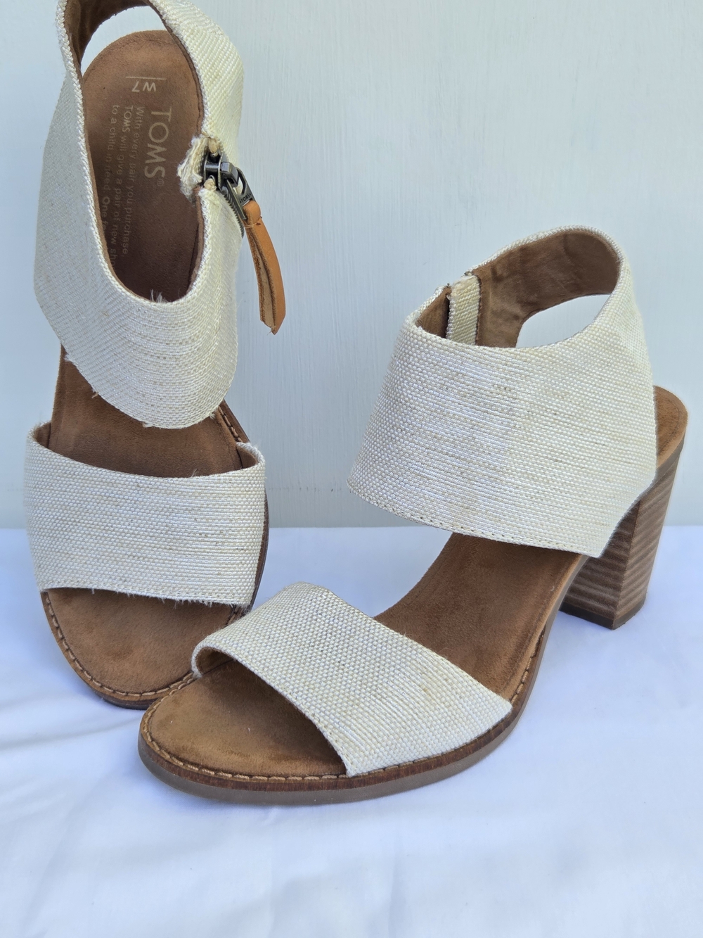 TOMS Majorca Heeled Sandal - Women's Size-7